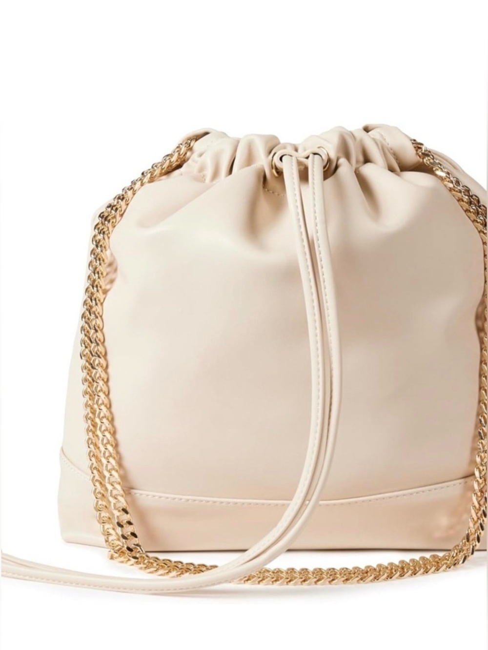 The Drop Women's Nyjah Chain Strap Tote, Ivory, NWT